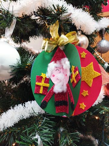 Konkurs świąteczny - bombka Mikołaj na choince