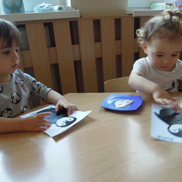 Praca plastyczna grupa II Pingwin