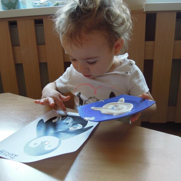 Praca plastyczna grupa II Pingwin