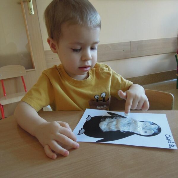 Praca plastyczna grupa II Pingwin