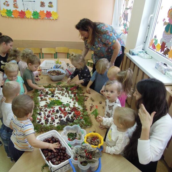 Jesienna praca plastyczna grupa II