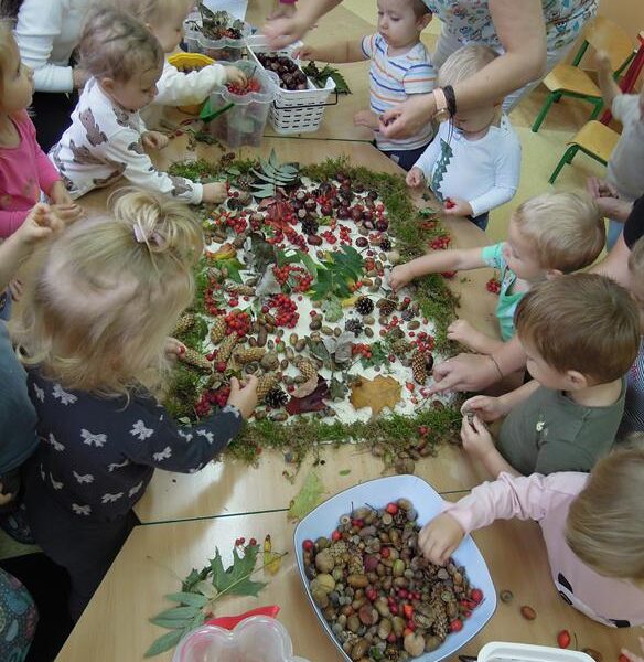 Jesienna praca plastyczna grupa II