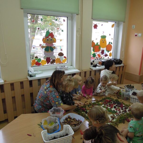 Jesienna praca plastyczna grupa II