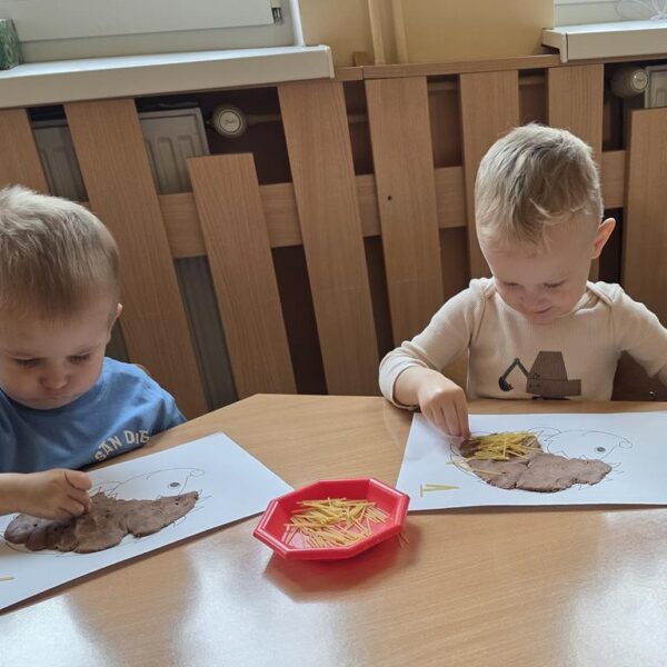 Jeż - praca plastyczna grupa II