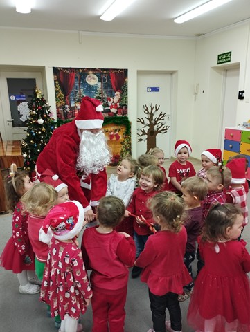 Wizyta Świętego Mikołaja - grupa IV