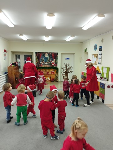 Wizyta Świętego Mikołaja - grupa IV