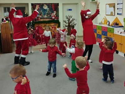 Wizyta Świętego Mikołaja - grupa IV