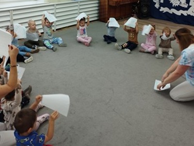 Zimowe zabawy grupa IV