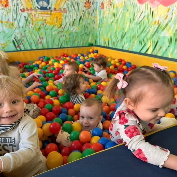 Zabawy w basenie z kulkami - grupa I