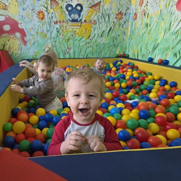 Zabawy w basenie z kulkami - grupa I