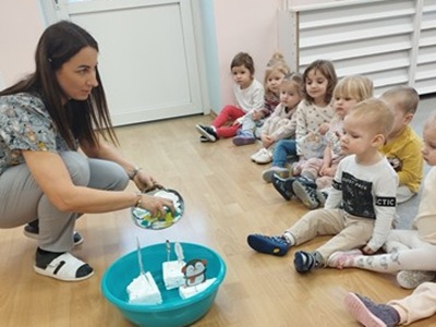 Zabawy z lodem - grupa III