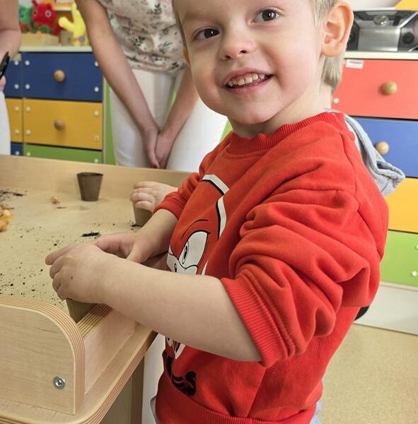 Małe rączki - wielkie sadzenie, od cebulki do szczypiorku - grupa III