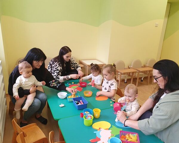 Przedświąteczne zajęcia plastyczne z Rodzicami - grupa I