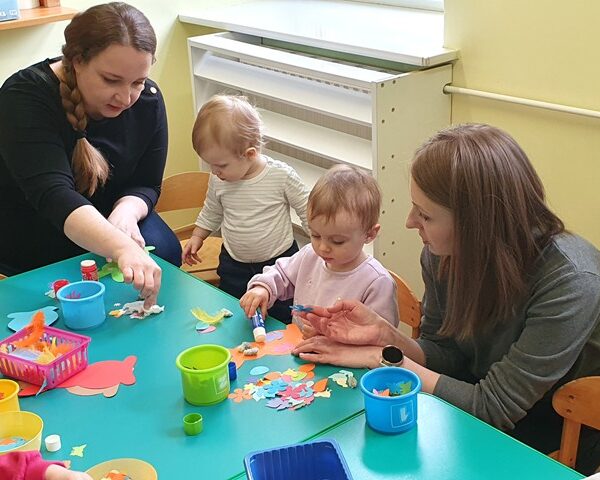 Przedświąteczne zajęcia plastyczne z Rodzicami - grupa I