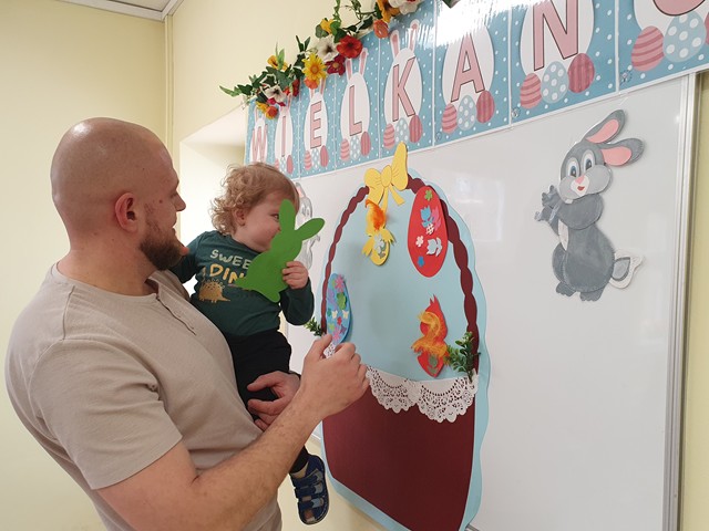 Przedświąteczne zajęcia plastyczne z Rodzicami - grupa I