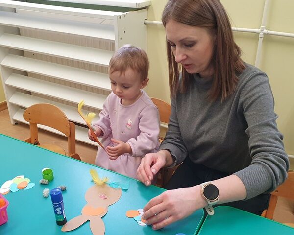 Przedświąteczne zajęcia plastyczne z Rodzicami - grupa I