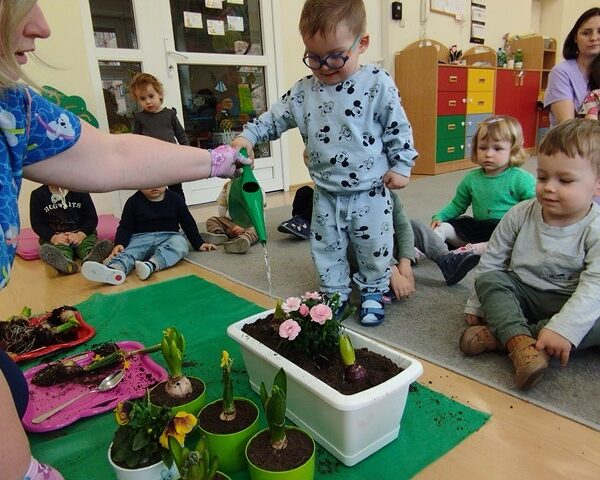 Wiosenne sadzenie kwiatów – grupa II