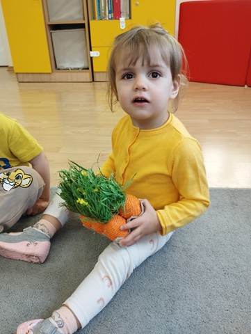 Dzień Marchewki zajęcia prozdrowotne w grupie II