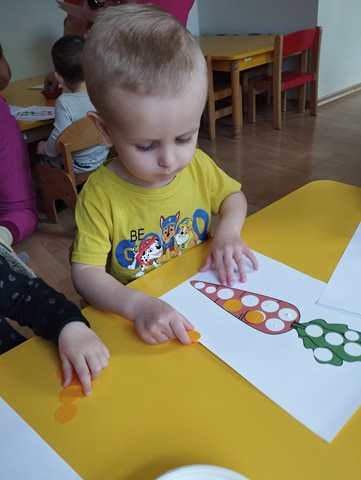 Dzień Marchewki zajęcia prozdrowotne w grupie II