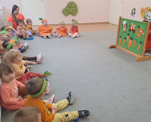 Dzień Marchewki zajęcia prozdrowotne w grupie III